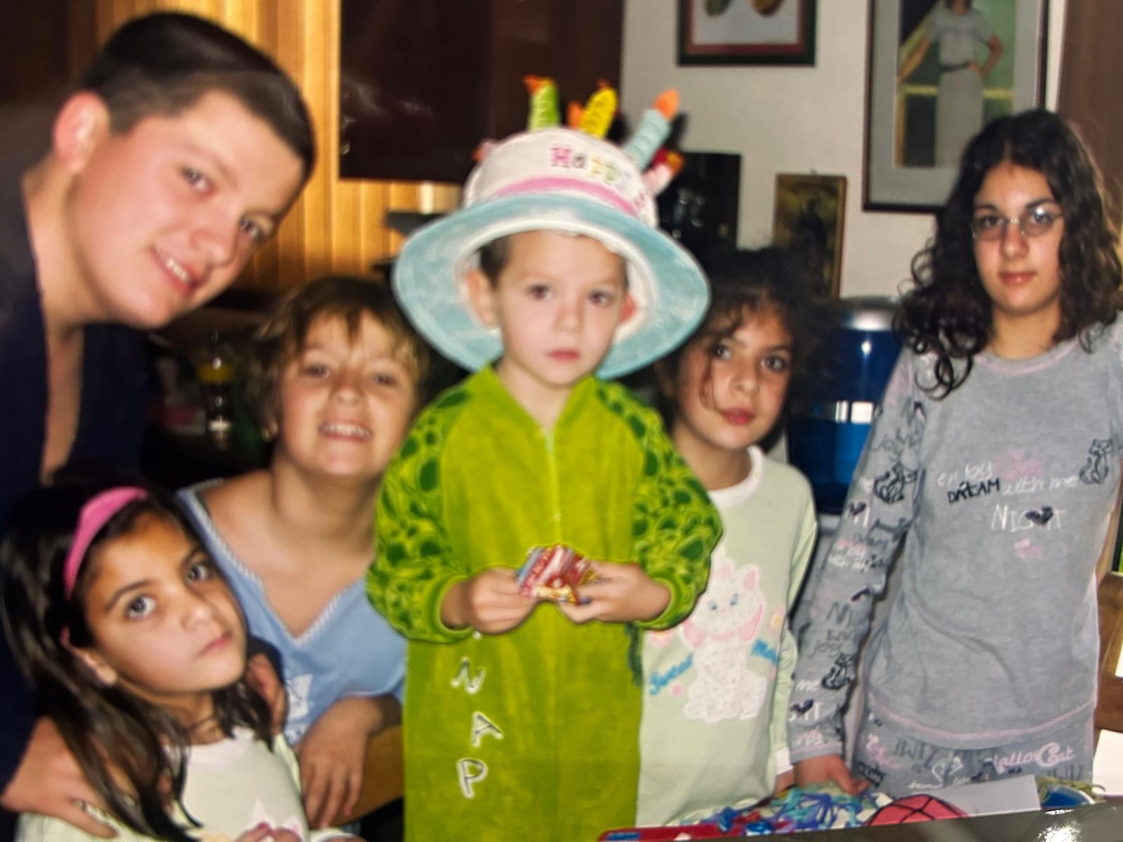 Chris Birthday with Siblings